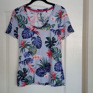 Tommy Bahamas top, sz sm, tropical